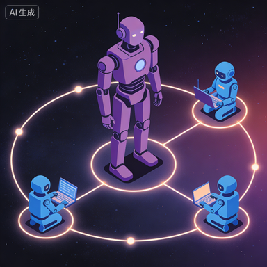 多智能体系统MAS架构示意图